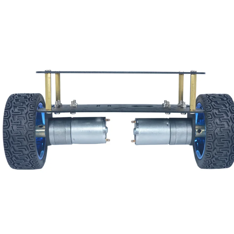 dc motor inteligente robô carro chassi kit dc codificador chassis do motor elétrico do carro inteligente kit de duas rodas
