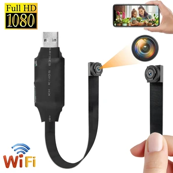 HD 1080P fai da te Wifi Mini telecamera portatile piccola telecamera Mini telecamera Telecamera di rete wireless Registrazione in loop Supporta la visualizzazione remota