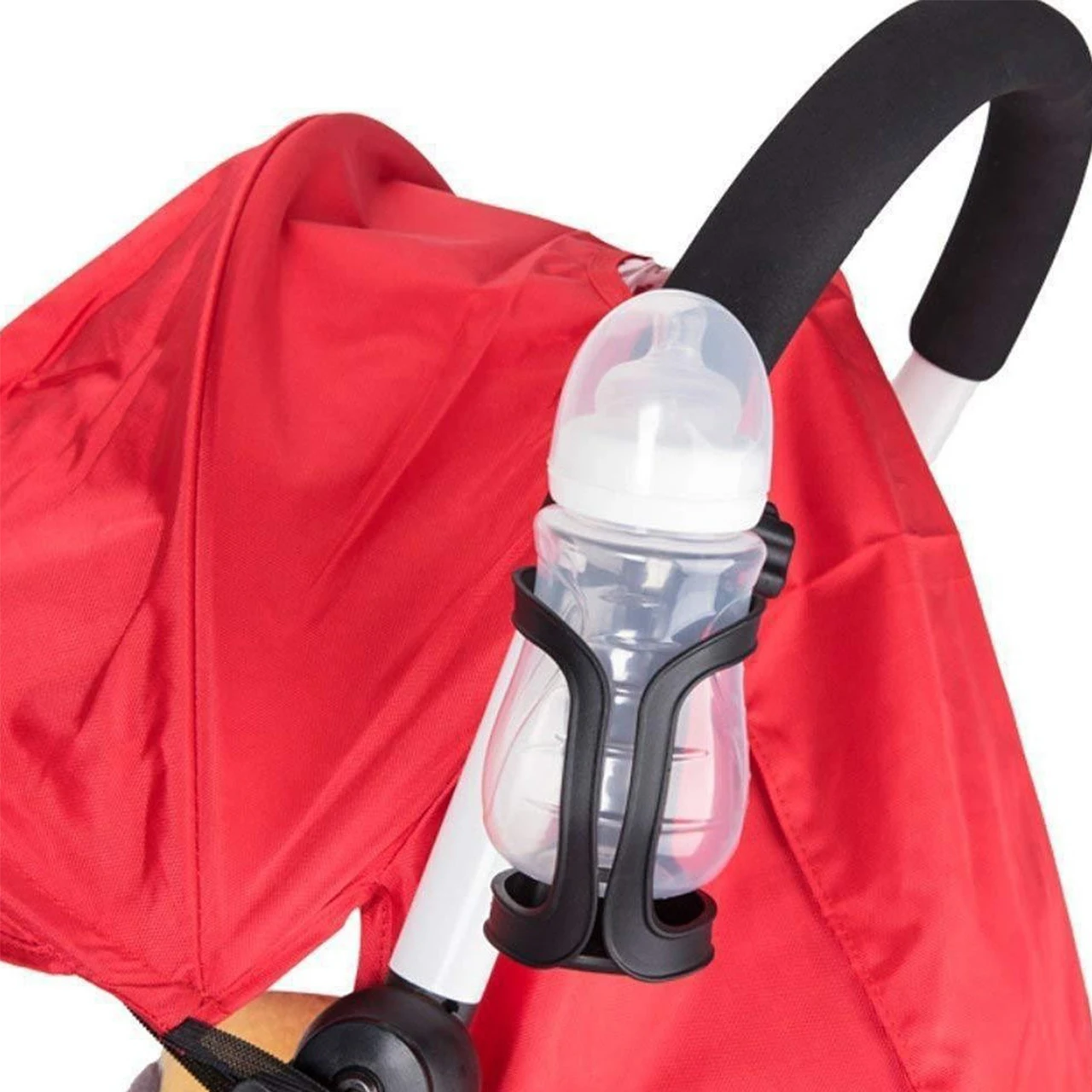 Portable Bicycle Water Bottle Holder Baby Stroller Milk Bottle Storage Rack Cup Coffee Drink Organizer Shelf