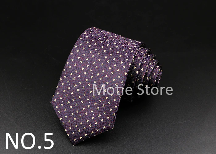 Neue Herren klassische Luxus Krawatte gestreifte Blumen Plaid All-Match Jacquard Krawatte für Business Hochzeits feier täglich tragen Accessoire – Detail 6