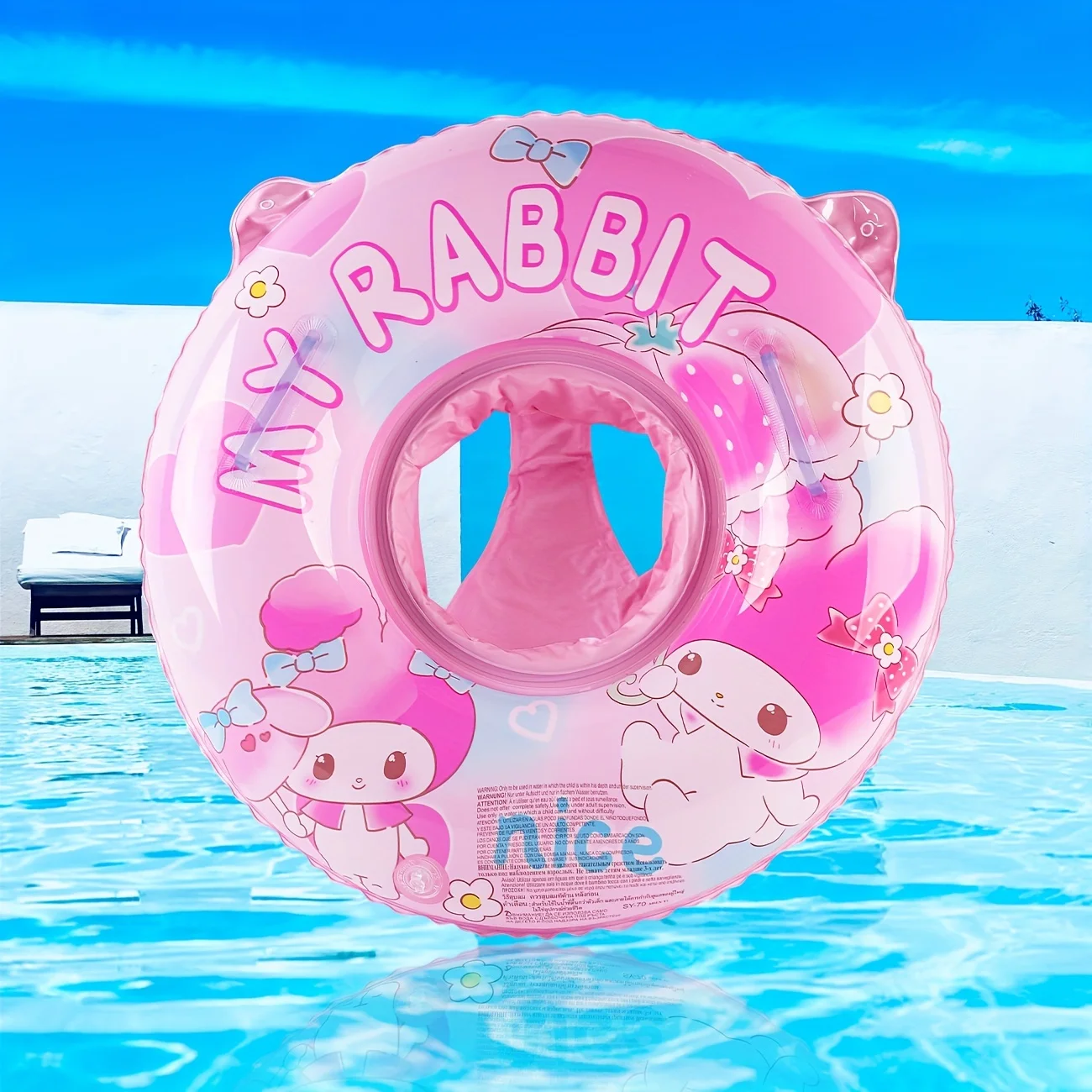 1pc Infatable Pool floats for Kids, Swimming Ring Floaties for Pool，Toddler Pool Float for Baby,Beach Toys for Party 3