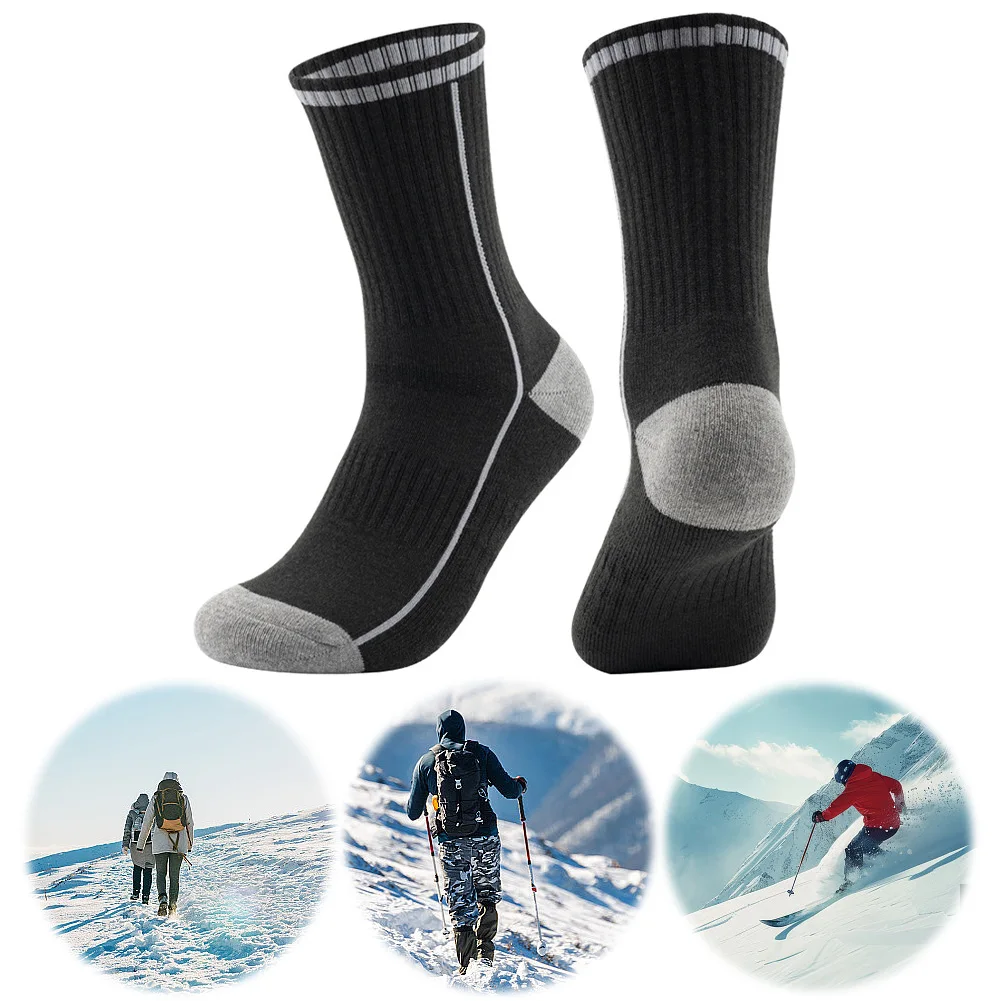 Wool Thermal Socks for Skiing Snowboarding Hiking