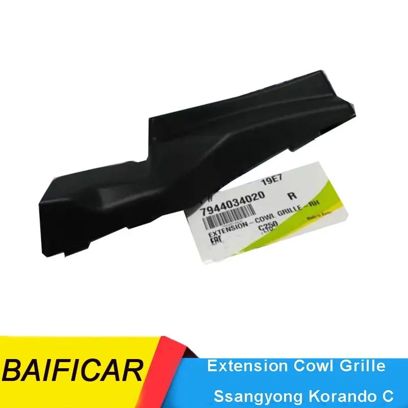 Baificar Genuine LH / RH Front Windshield Deflector Trim Extension Cowl Grille 7944034020 7943034020 For Ssangyong Korando C