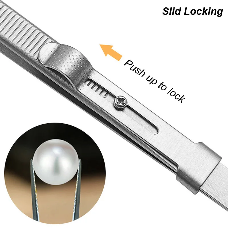 Precision Tweezers Antistatic Jewelry Eyebrow Craft Electronic Component Repair Tools For Electronic Component Repair