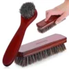 2 Pcs Shoe Brush Boot Care Kit Brown Boots Cleaning Mane Athletic Shoes 1