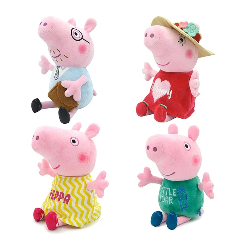 peppa pig】ペッパピッグ ファミリーぬいぐるみ 8体セット PEPPA PIG