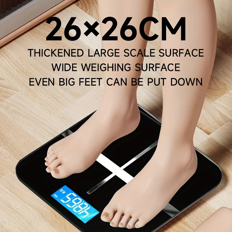 Intelligent Home Small Body Scale High Accuracy Electronic Weighing LCD HD