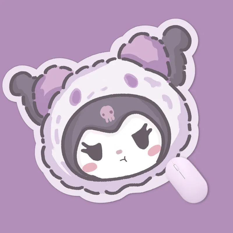 Sanrio Hello Kitty cartoon Alien Mouse Pad Melody Kuromi Cinnamoroll student Small Desk Mat office non-slip computer Mouse mat 6