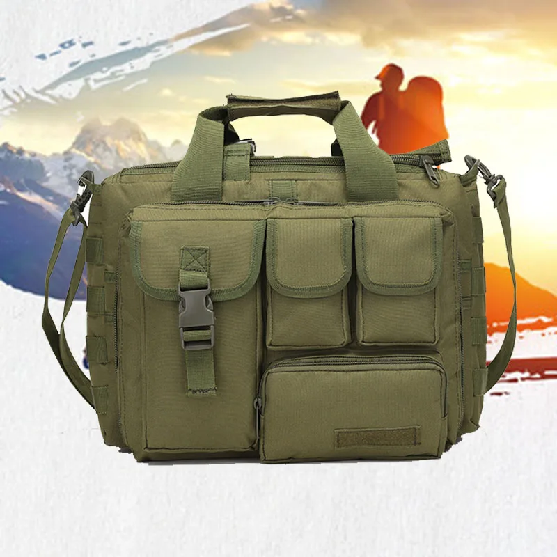 

OULYLAN Laptop Bags Portable Shoulder Bag Camping Hiking Tool Bandbag Outdoor Large Capacity Army Military Bag Men Big Capacity