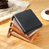 Moterm Vegetable Tanned Leather A6 Size Zip Cover with Top Pocket Cowhide Planner Zipper Notebook Organizer Agenda Journal Diary 5