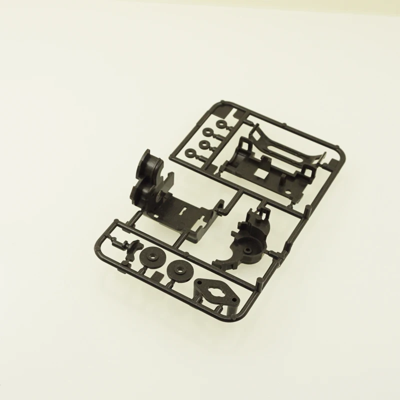 homemade mini 4wd racing car white/black carbon SFM chassis for 1/32 scale car 4