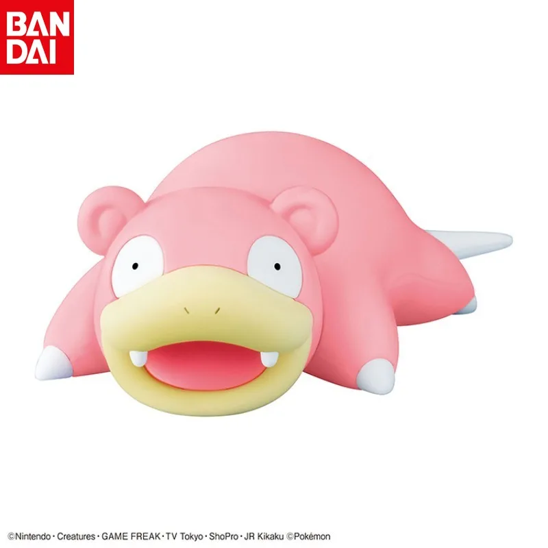 

Bandai Pokemon Model Kit Quick Anime Slowpoke Action Figure Assembly Model Toys Original Collectible Model Gifts for Children