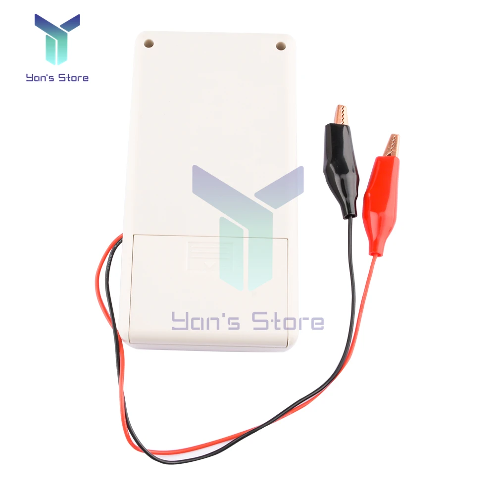 LCD Capacitance ESR Meter Fault Online Tester Internal Capacitor Ohmmeter Resistance Meter 0.01—99/1—9.9/10—99 Ohm Range Test 6
