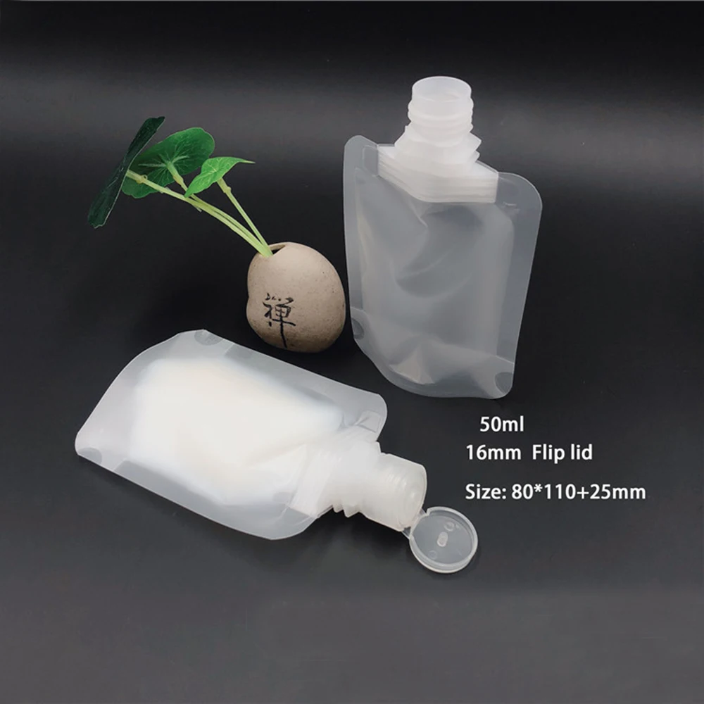 30-50-100ml-Lotion-Dispenser-Bag-Travel-Reusable-Leakproof-Refillable-Pouche-Shampoo-Liquid-Cosmetic-Packaging-Storage.jpg 30/50/100 Ml Krém Adagoló Táska Utazás Újrahasznosítható Szivárgásálló Újratölthető Puche Sampon Folyékony Kozmetikai Csomagoló Tárolóedény - Image 3