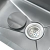 304 Stainless Steel Kitchen Waterfall Large Single Sink Dish Basin Sink With Multifunction Faucet And Pure FaucetCup Disher 6
