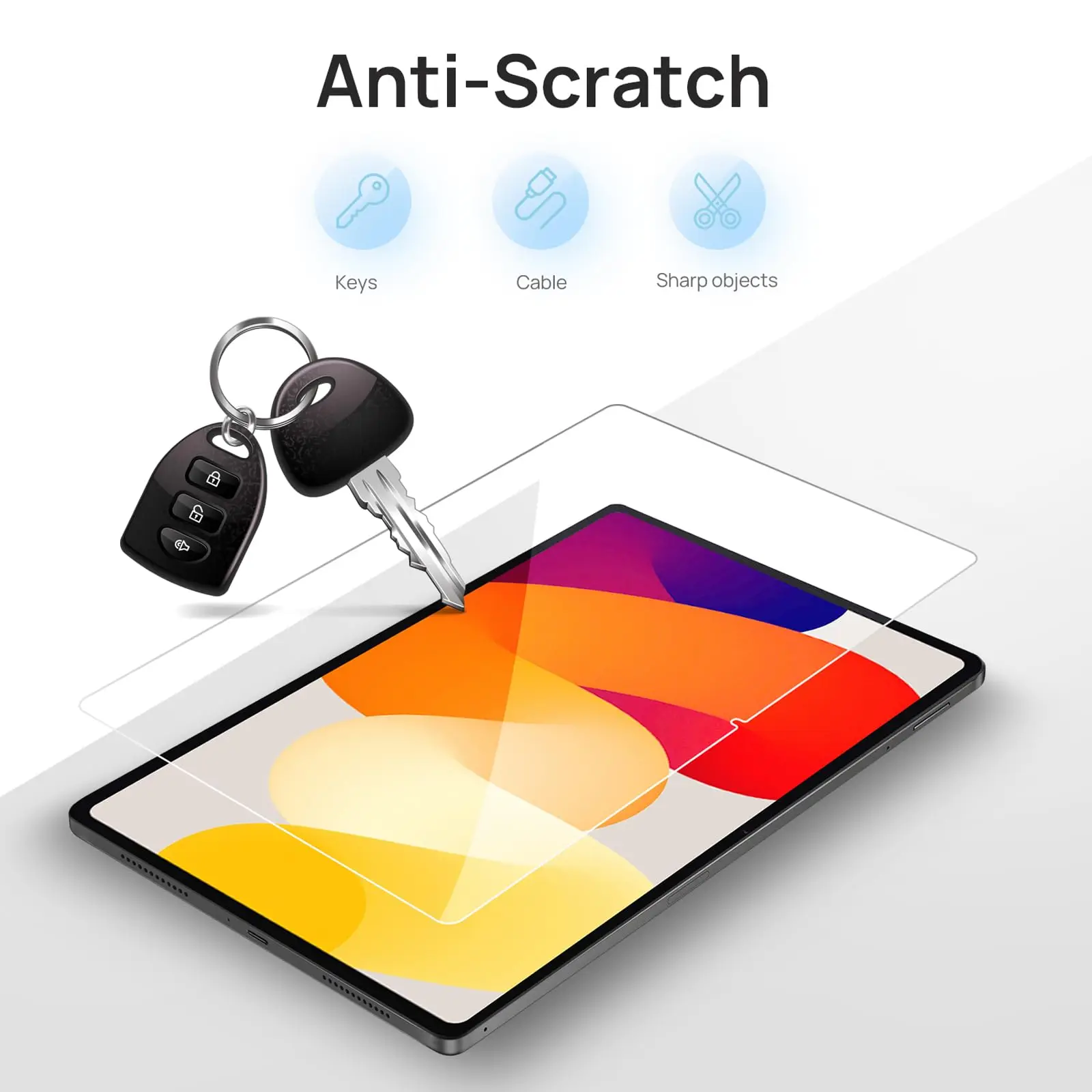 High Quality Tempered Film for Redmi Pad SE 11 inch 2023 Screen Protector with Camera Protective Glass 9H hardness Anti-scratch 5