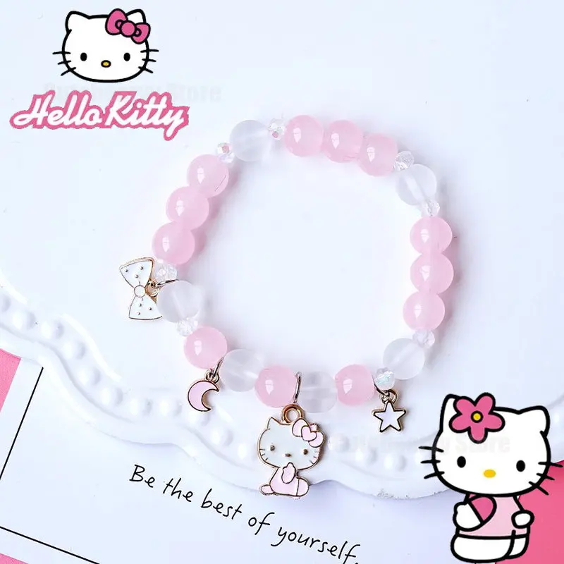 Sanrioed хрустальные бусины Hello Kitty Cinnamoroll AB