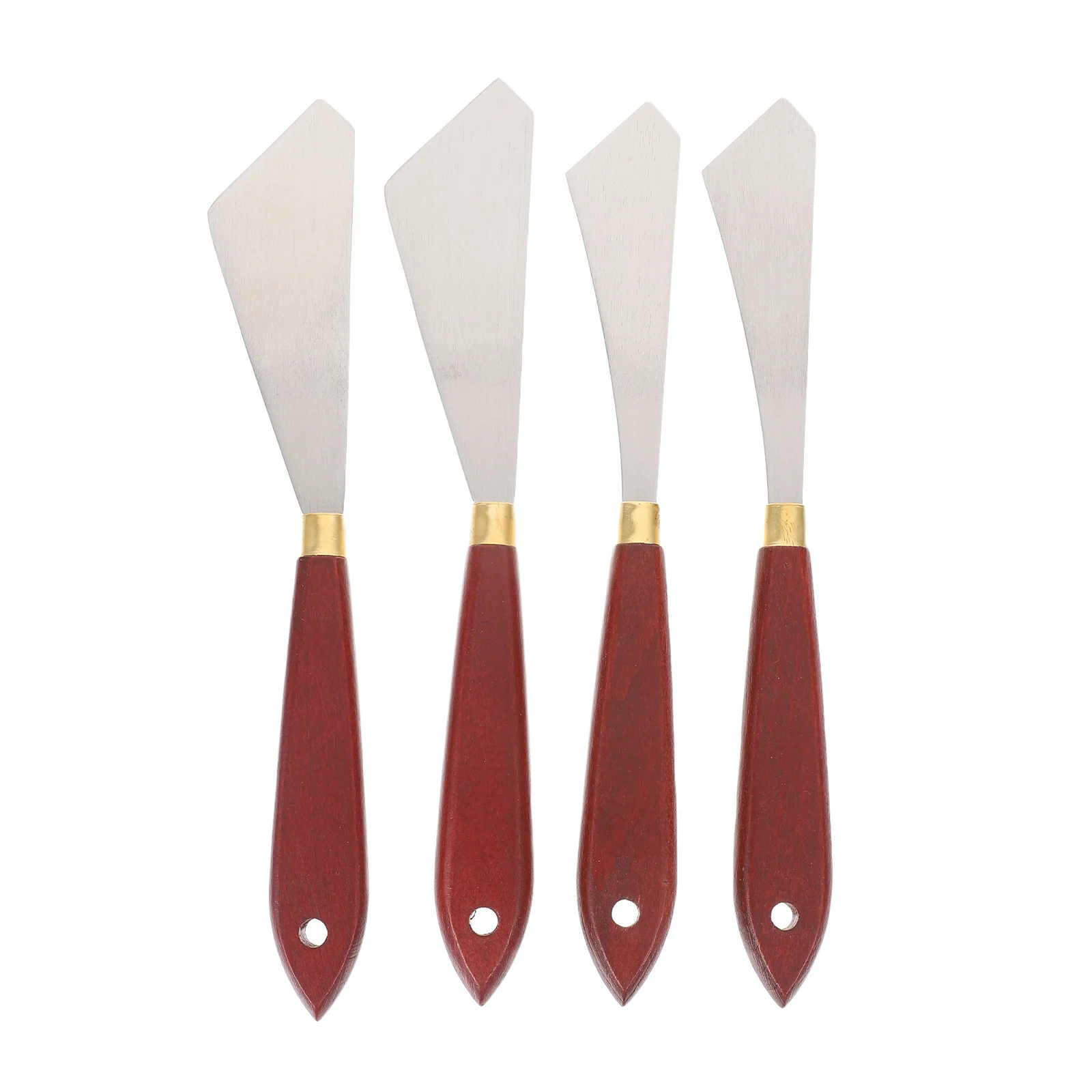 

4Pcs Painting Scrapers Painting Spatulas Painting Tools Oil Painting Supplies
