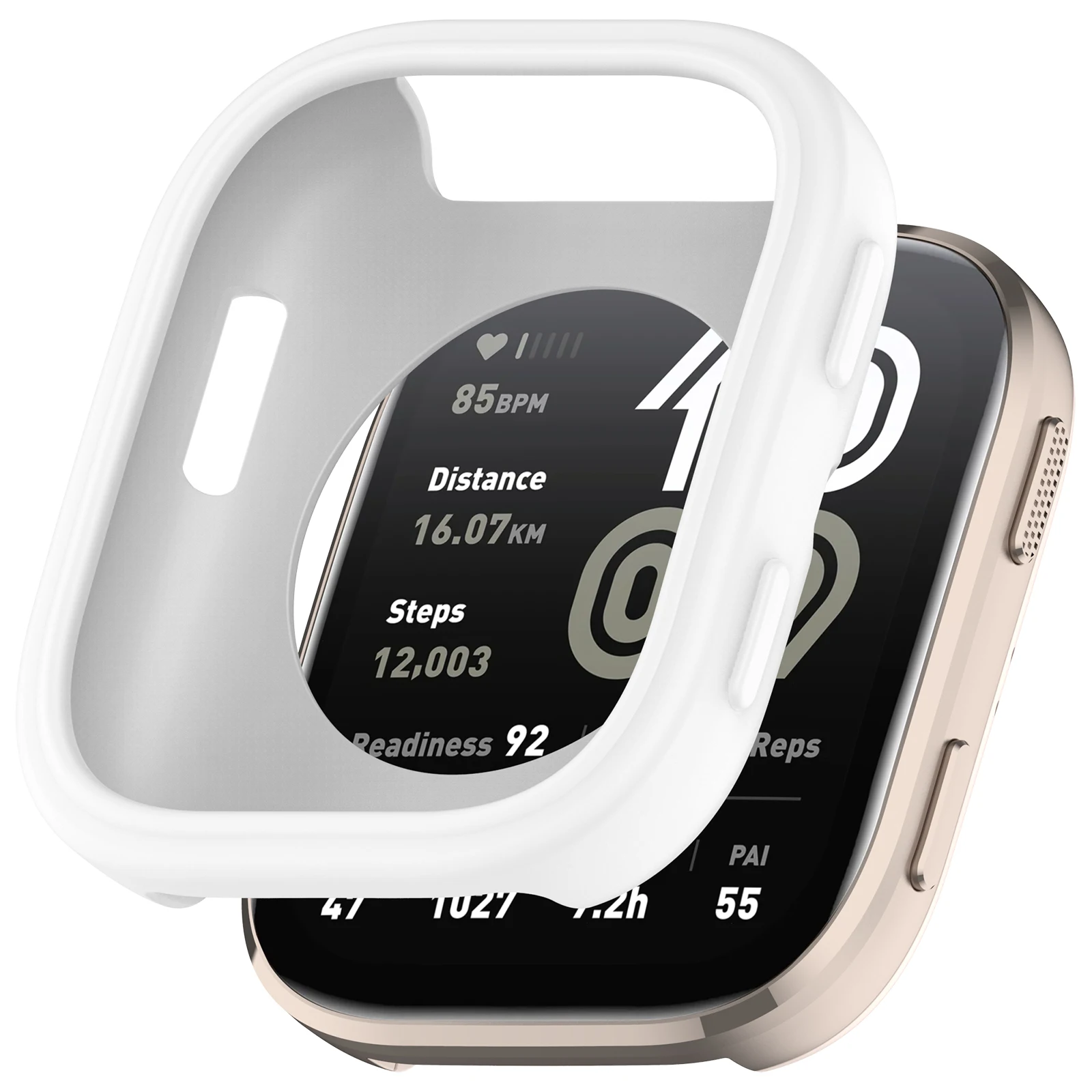 Amazfit Bip6 (A2435) 용 밴드 케이스 스마트 시계 스트랩 Amazfit Bip 6 커버 용 안티 드롭 스크린 프로텍터 범퍼