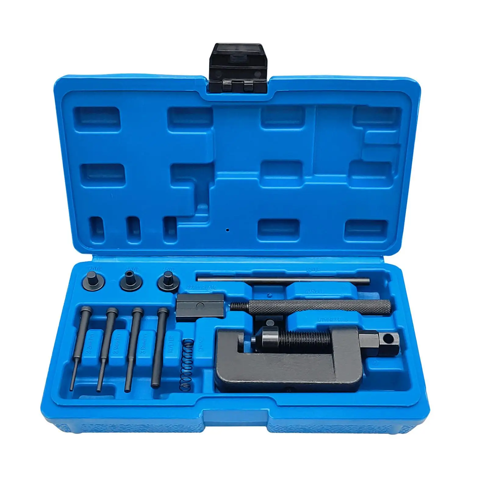 13 Pieces Motorcycle Chain Breaker Tool Kit Chain Cutter and Riveter Kit