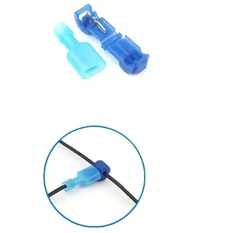 50pcs Quick Electrical Cable Connectors Lock Wire Terminals