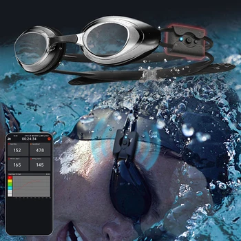 Trileek sport Heart Rate Monitor Armband Bluetooth and ANT+ IP67 Waterproof Designed for Swimming Goggles
