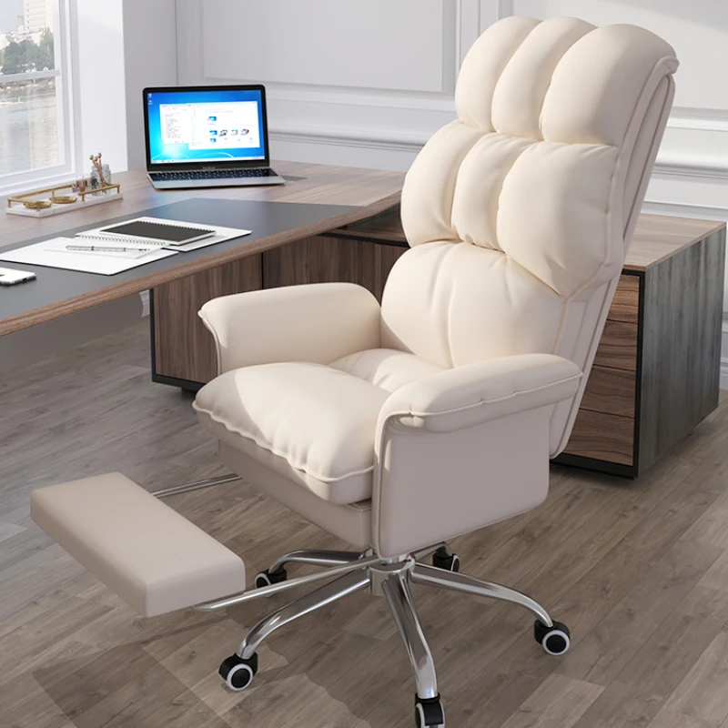 Boss Recliner Arm Office Chair Computer Living Room Comfortable Rolling Office Chair Executive Vanity Silla Office Furniture