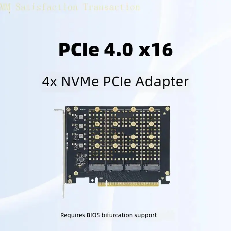 데스크탑 컴퓨터 PCIeX16 연결용 AXYB 수정 가능한 M.2 스토리지 확장 어댑터