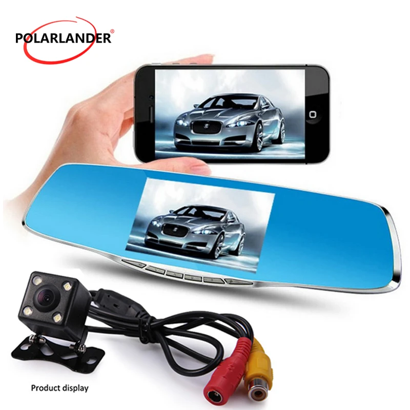 

Car DVR Full 1080P Digital Video Registrator 4.3 Inch Dual-Lens Night Vision Function With Dual Lens Registrar Camcorder