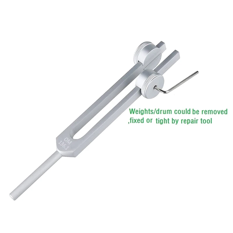 Tuning Fork Set(128Hz, OM 136.1Hz, MI 528Hz, 4096Hz) or (528C 528HZ ),For Healing Chakra,Sound Therapy,Reliever Stress 2