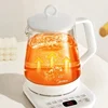 DK124: 1.5L Glass Health Kettle, Flower Tea Electric Pot, TimerControlled Water Boiler, MultiFunction Herbal Brewing Kettle 3