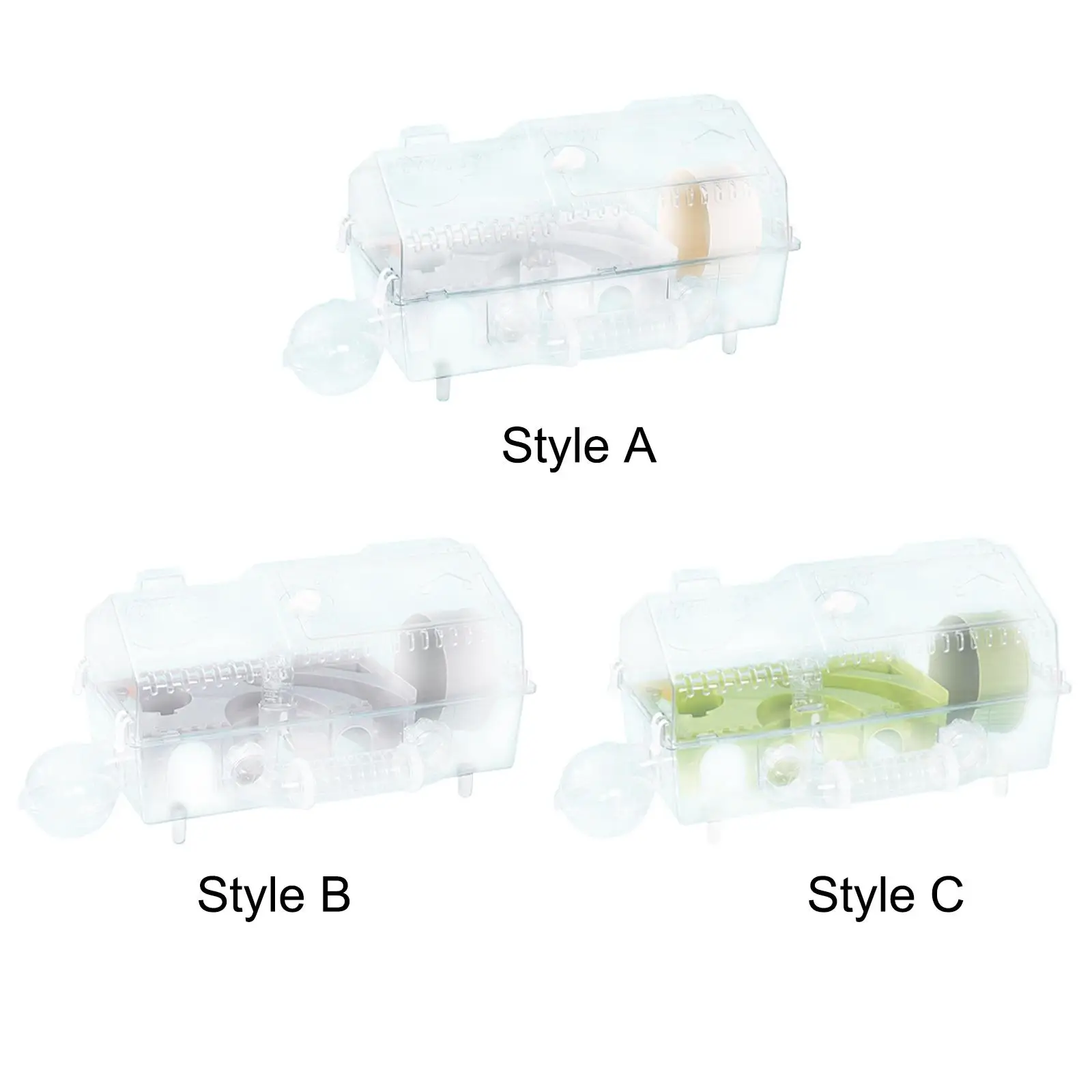 Hamster Cage Hamster Habitat,Transparent,Ventilation,Creative Hamster House Villa for Gerbils Hamster Guinea Pigs Mice Rats