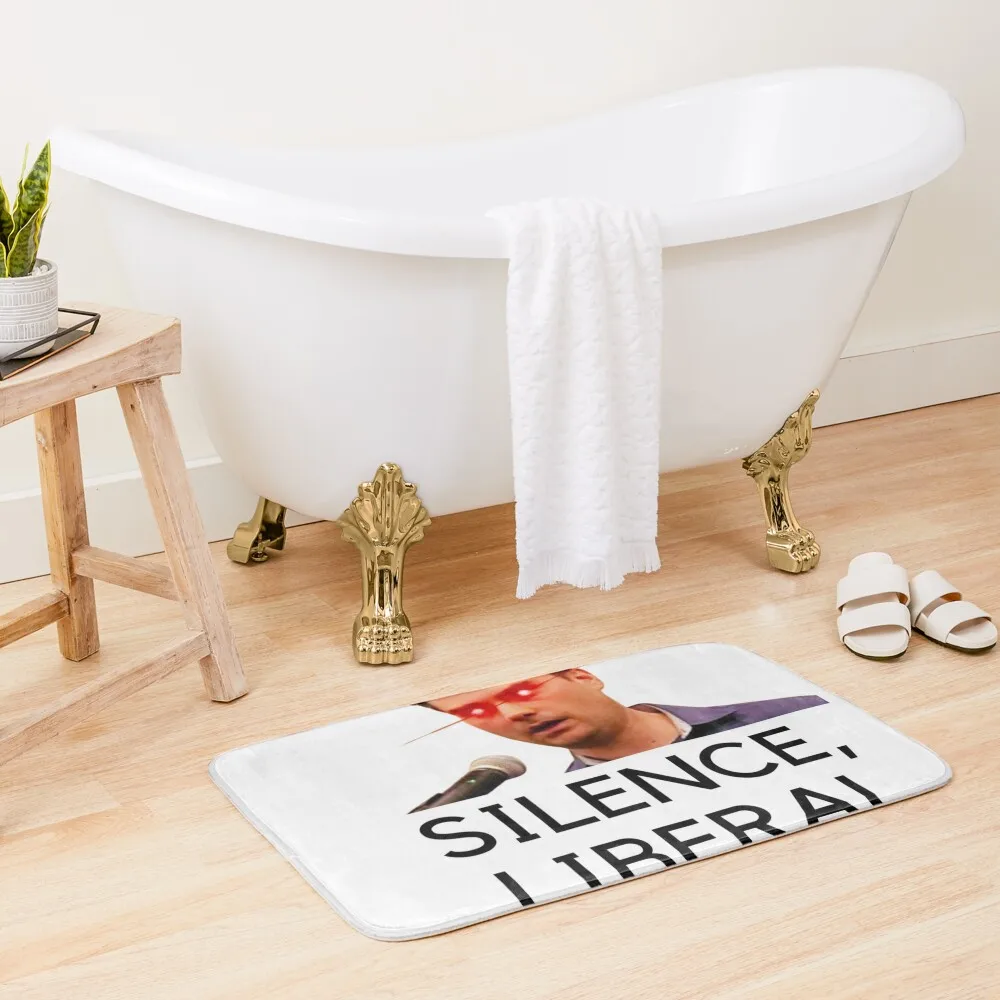 

Ben Shapiro Silence Liberal Daily Wired Inspired Bath Mat For Toilet Home Entrances Carpets For Bathroom Foot Bathroom Mat