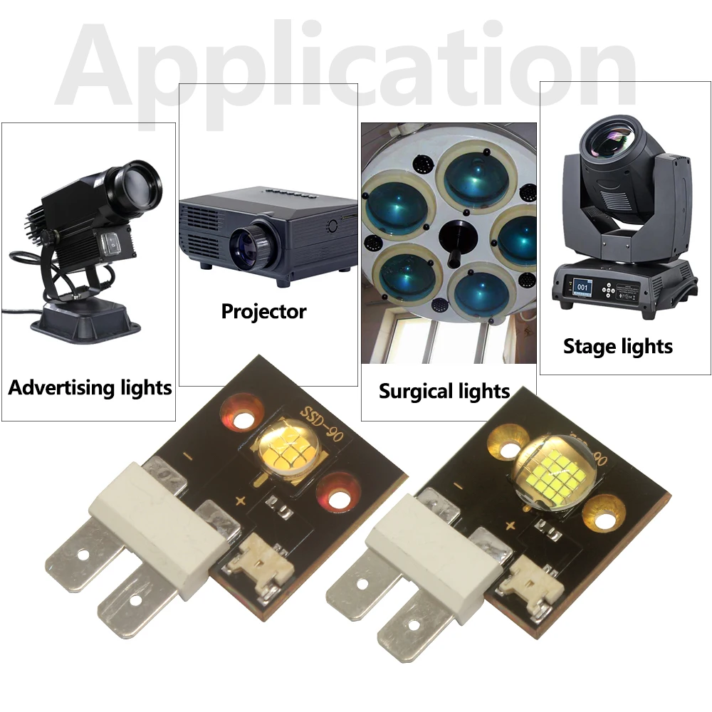 High-Performance LED Stage Light with Import Chip - Warm & Cold White, Adjustable Beam Angle