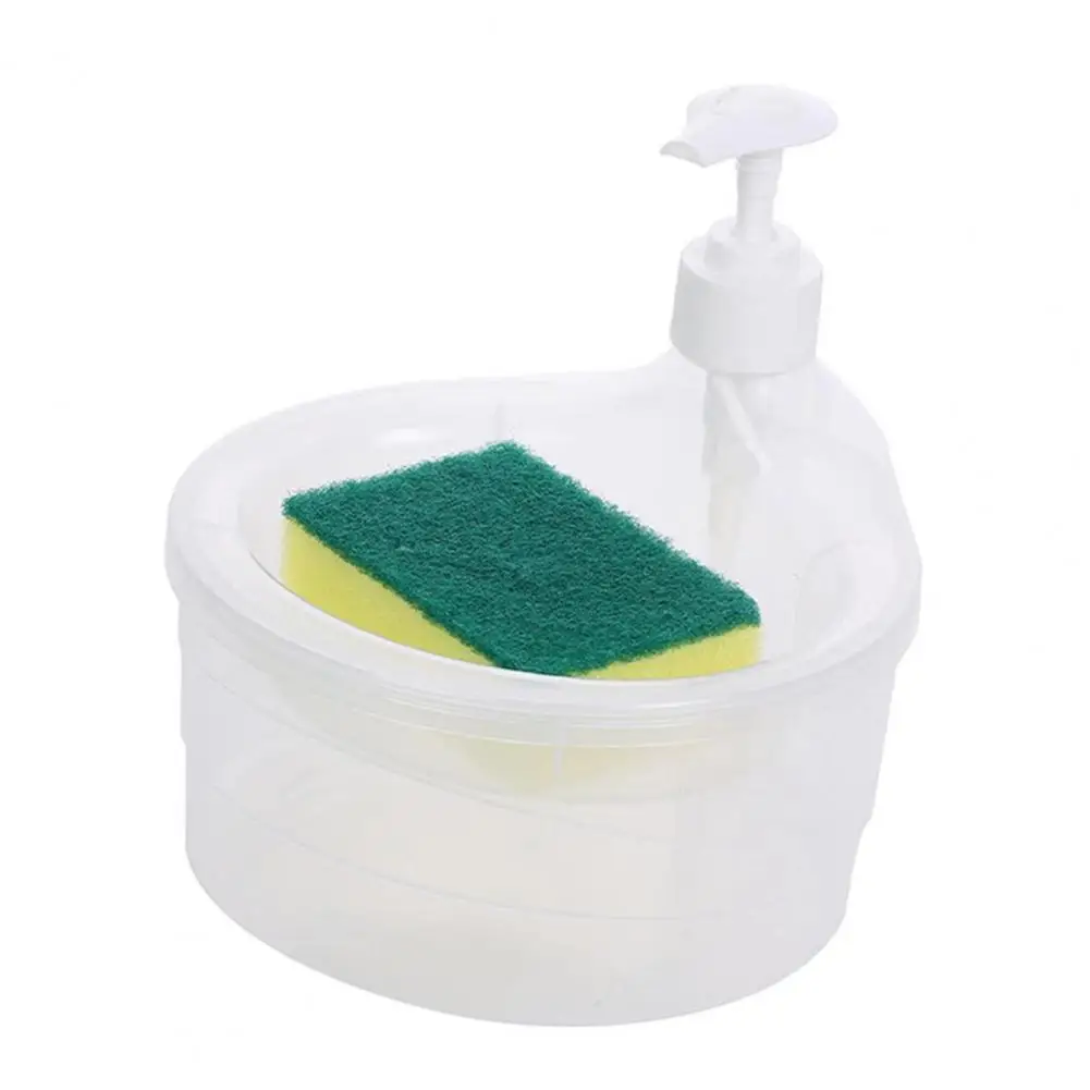 Soap Dispenser for Kitchen 1000ml Soap Dispenser with Sponge Holder for Kitchen Sink Capacity Dish Washing Liquid
