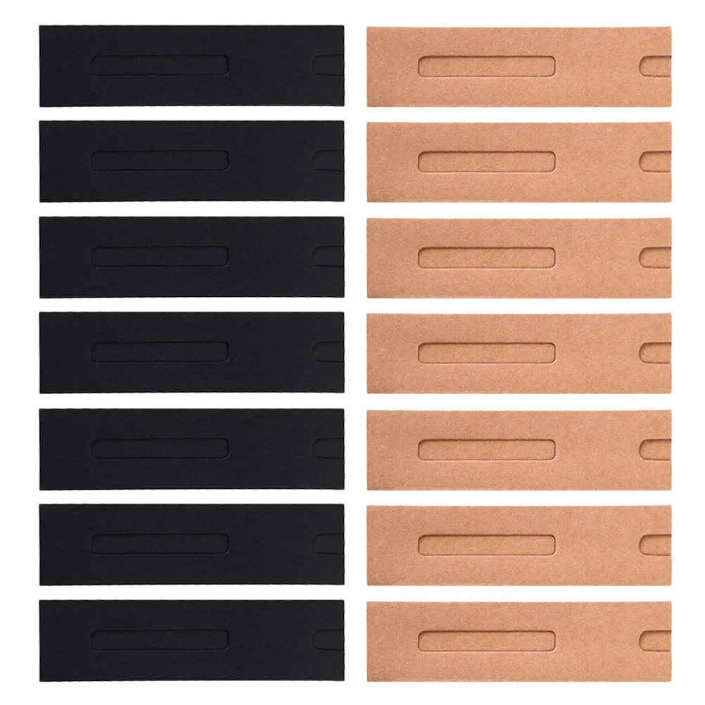 40 Pcs Pencil Bag Holder Paper Case Single Packaging Pouch Kraft Sleeve Sleeves Pot