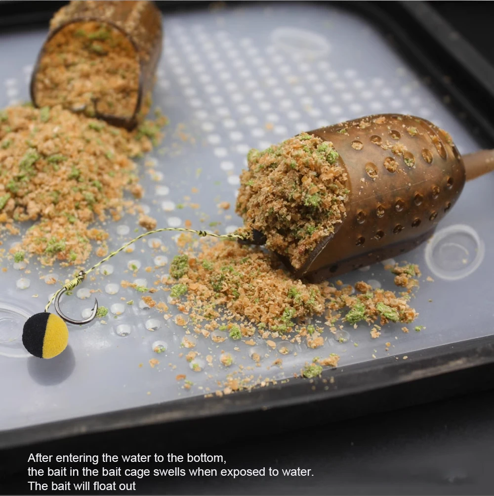 Description Picture 4 of itemFTK Feeders Fishing Bait Feeders Feeder Bait 40g-90g Feeder Tool Fishing Bait Holder Inline Method Thrower Carp Bait Thrower