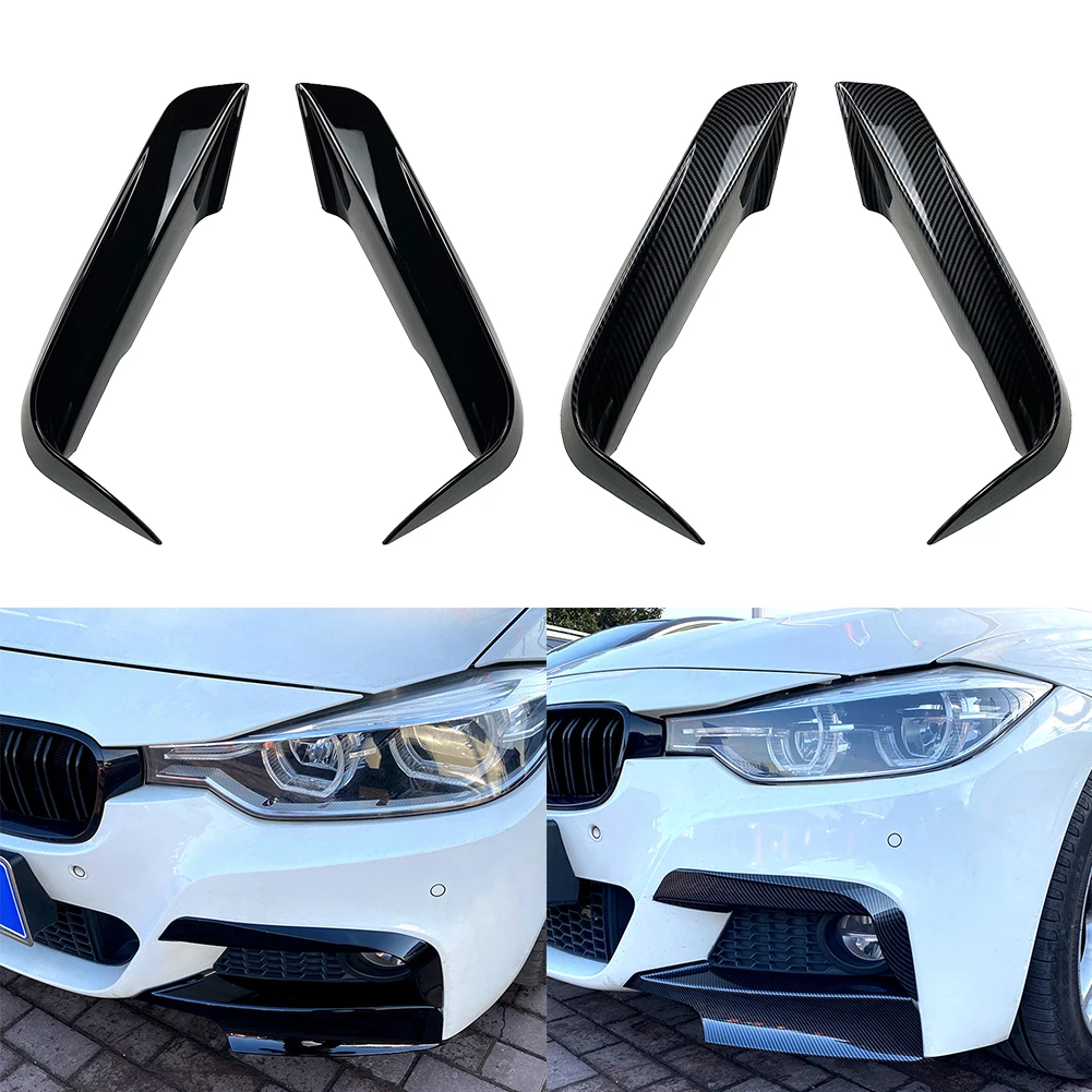 

Front Bumper Spoiler Splitter Trim Cover Lip For BMW 3 Series F30 M Sport 320i 325i 13-2019 Fog Lamp Intake Spoiler