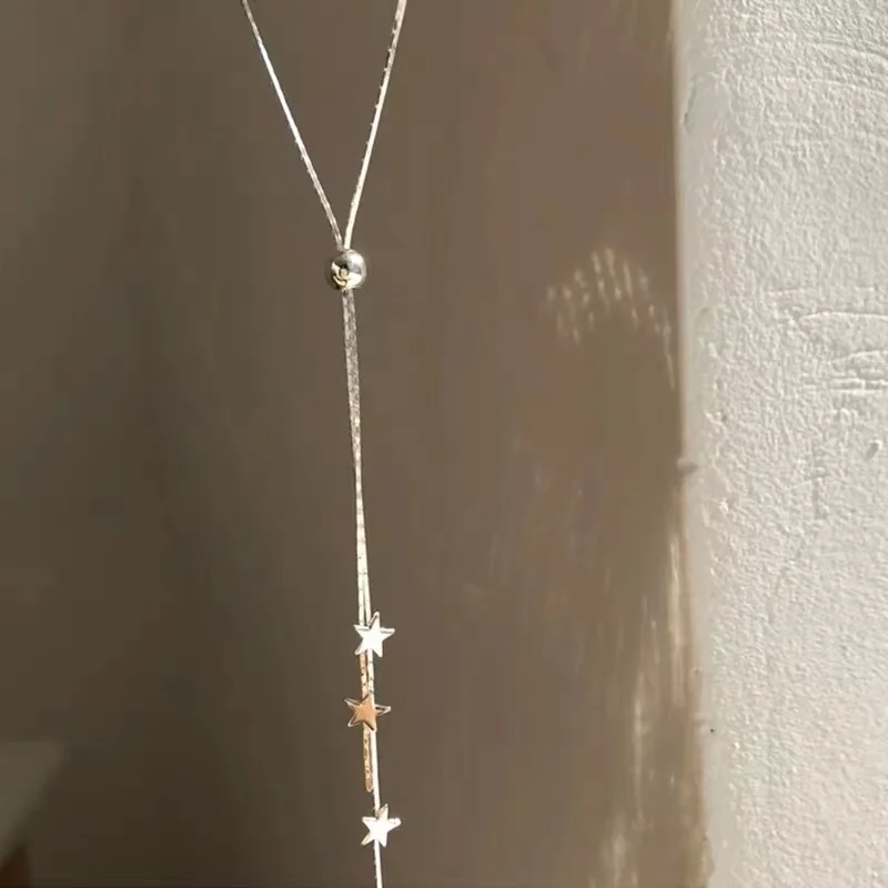 Nexklaces|925 Sterling Silver Star Charm Necklace
