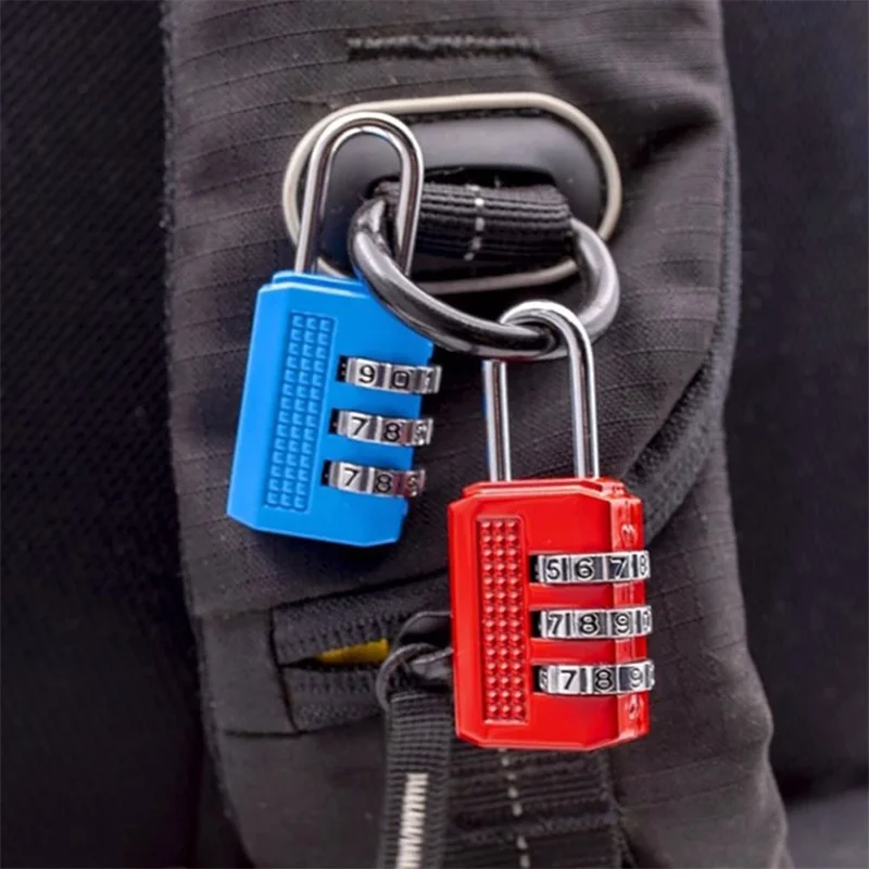 3 digit dial combination code number locks the suitcase essentials