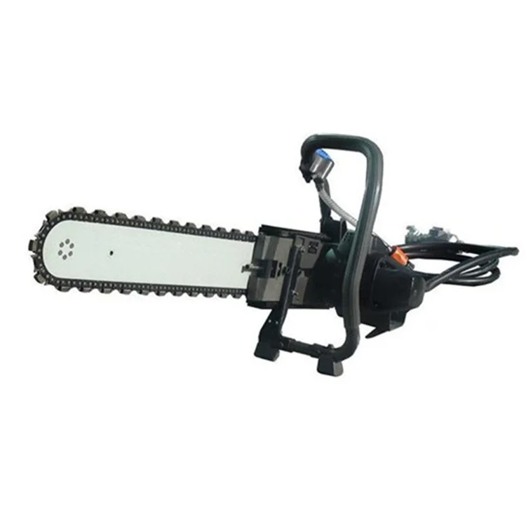 יד כף שבץ מקצועי 58cc בנזין מסור שרשרת עם אור Chainsaw