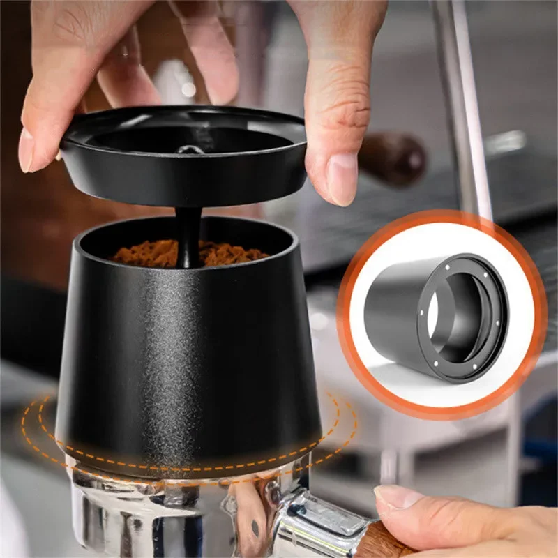 

Aluminum Magnetic Dosing Ring Cup, Espresso Barista Powder Picker, Brewing Bowl, EK43, 58mm
