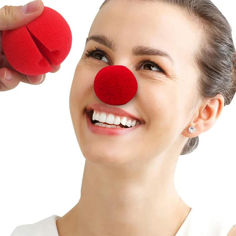 

1/10/30Pcs Red Ball Foam Circus Clown Adorable Noses Carnival Cosplay Props Costume Party Halloween Festival Make Up Accessories