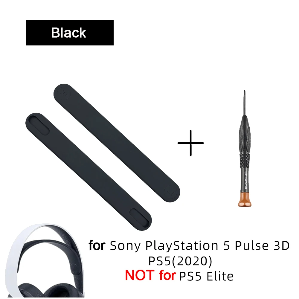 Silicone Replacement Headband for Sony PS5 Pulse 3D Head Band Headphone– Easy Install & Comfort Fit