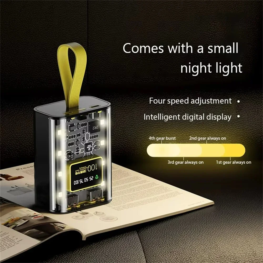 318650 Battery Storage Box Power Bank Dual USB Charging Night Light DIY Case for iPhone Samsung Xiaomi Poco Battery Storage Box