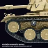 23.6" inch Remote Control Heavy Tank USA M60A1 RC Battle War Military Vehicle Smoke  Device Shooting Sound Effect Collection 5
