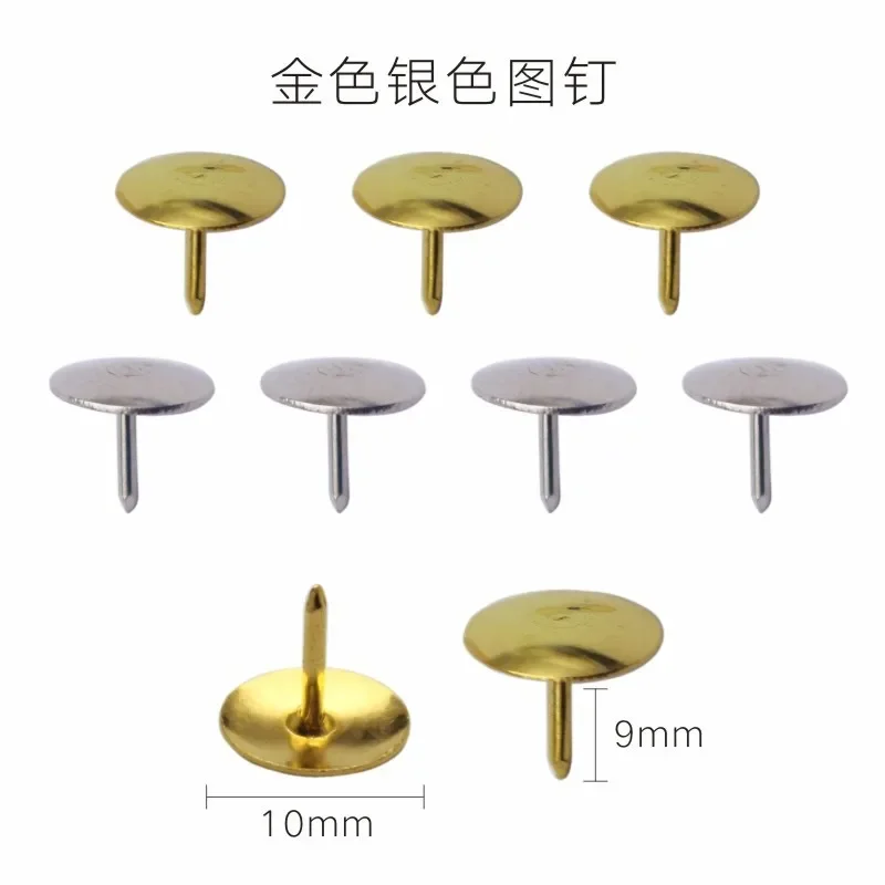 Color Push Pins Decorative Multi Functional Flat Headed Thumbtacks Pin Wall Decoration Thumbtacks Photo Pin Office School 100pcs push pins