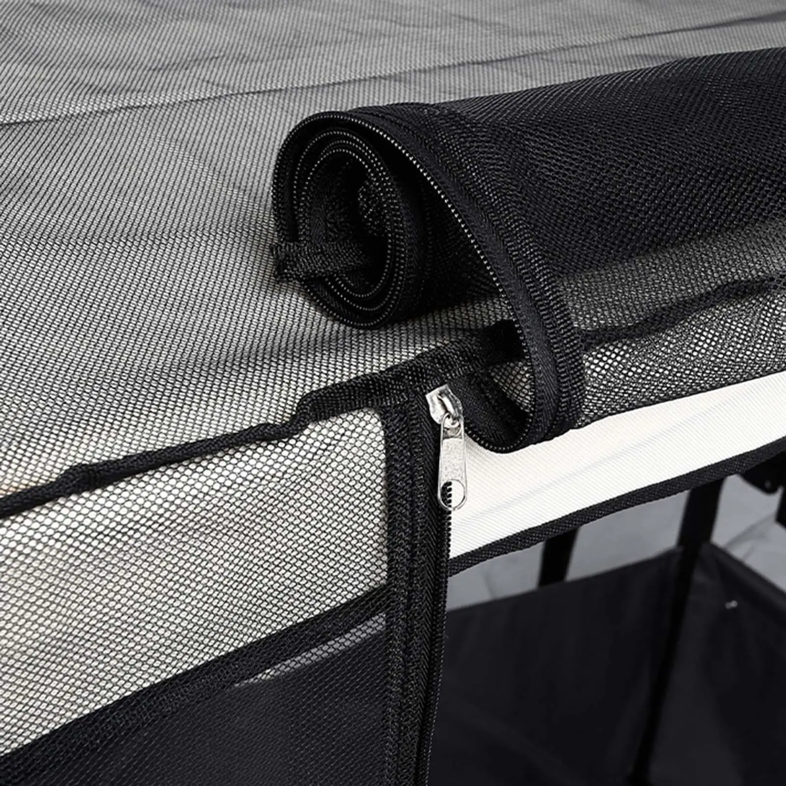 Wagon Mosquito Net Zipper Closure Mosquito Mesh Wagon Accessories for Outdoor Utility Folding Outdoor Camping Accessories