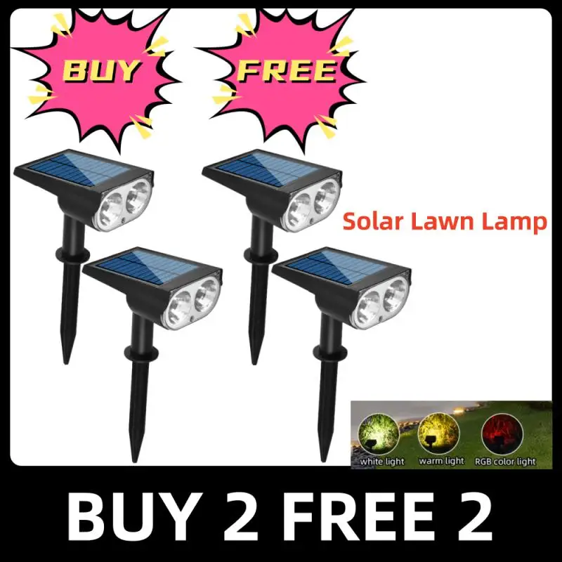 

48 LEDS Solar Light Outdoors Landscape Spotlights 2 In 1 Wireless Waterproof Outdoor Solar Spotlights For Yard Garden Patio