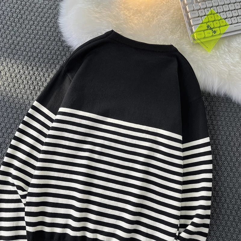 2023 High Quality New Fashion Brand Knitwear Pullover O Neck Sweater Men Autum Winter Casual Jumper Men Knitted Sweater A86